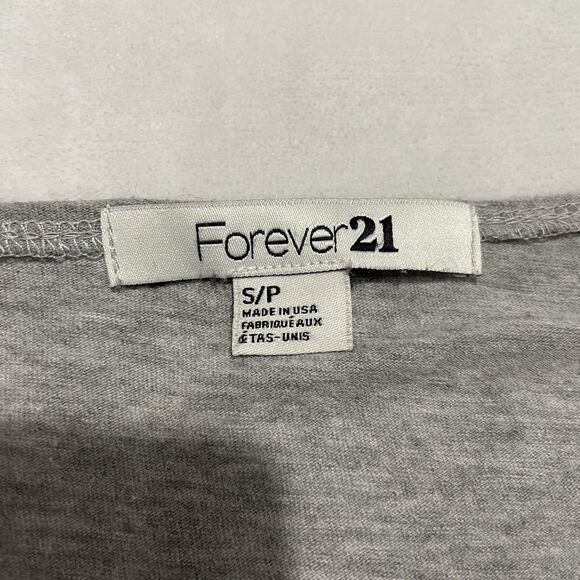 Studded Forever 21 Juniors Aztec Print Fringe Crop Top Gray Size Small - Picture 2 of 5